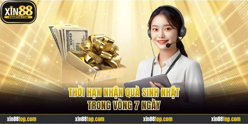 Thời gian nhận thưởng sinh nhật 29888K